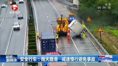 安全行车 雨天路滑 减速慢行避免事故